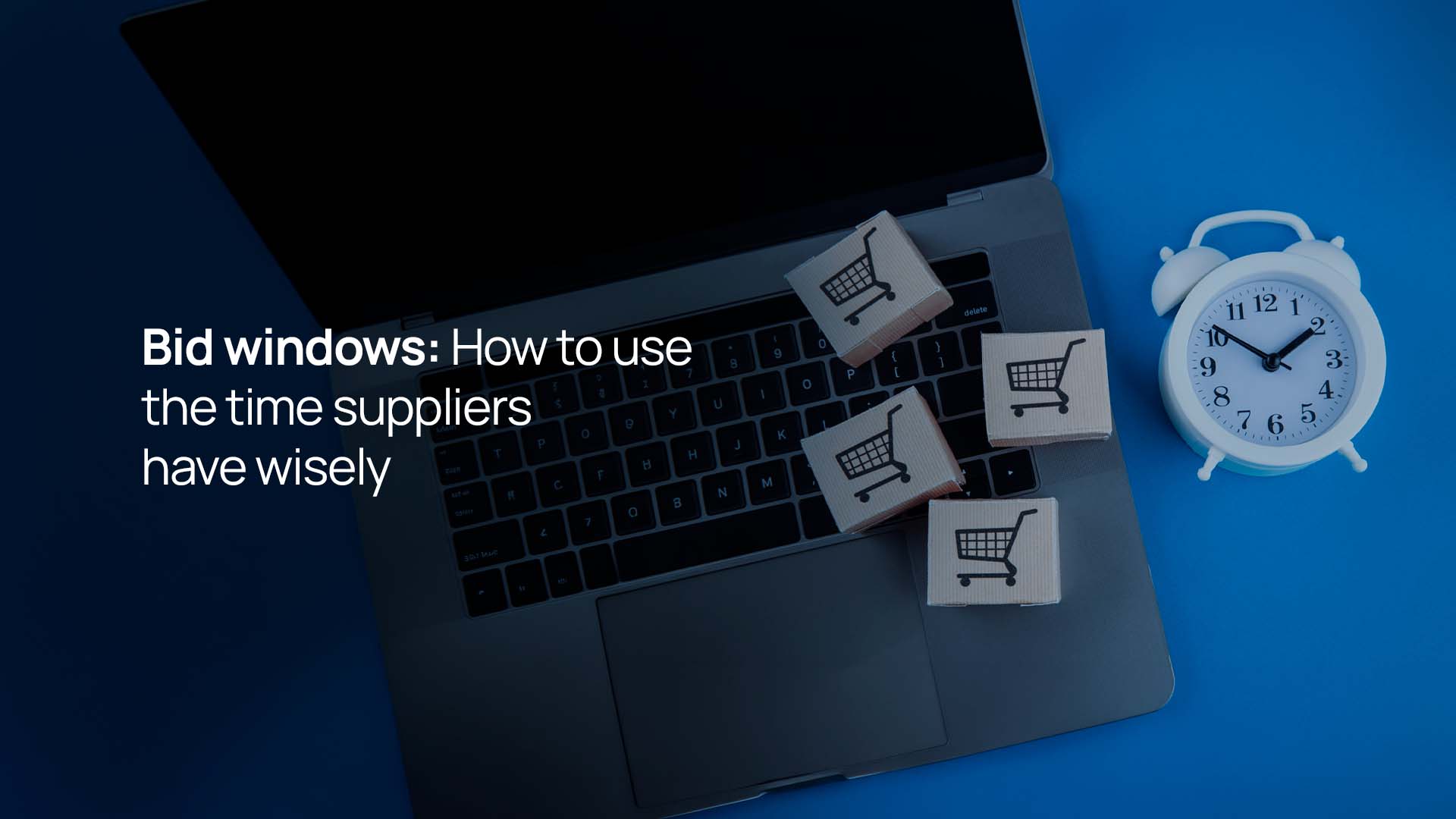 Bid windows: How to use the time suppliers have wisely