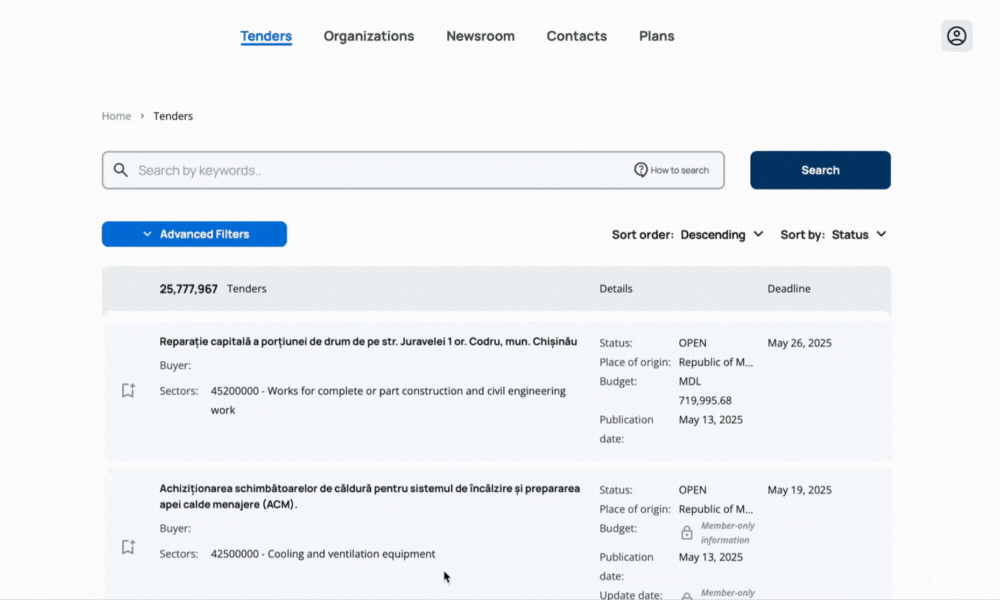 Tenderwell platform preview